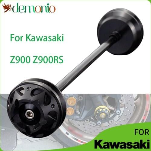 2022 Motorcycle Front Axle Fork Crash Sliders Wheel Protector For KAWASAKI Z900 Z900RS 2017 2018 2019 2020 2021 Z 900 900RS RS