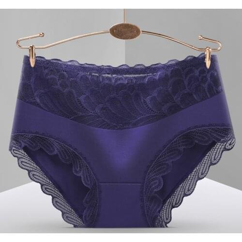 3 Pcs/lot Sexy Lace Underpants Lingerie Feather Underwear Women Panties Sexy Intimates Briefs Cotton High-Elasticity Underwear