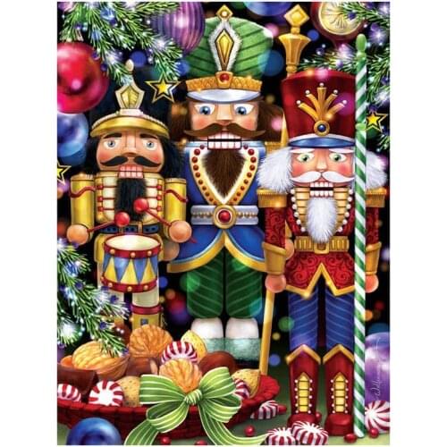 5D DIY Diamond embroidery Puppet Guard of Honor full Square / Round Drill diamond Painting Cross Stitch decoration gift
