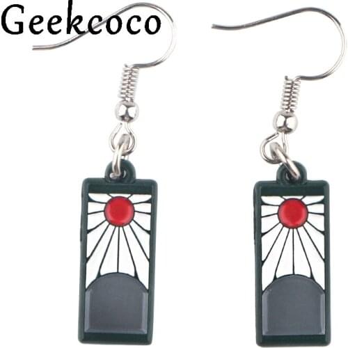 Kimetsu no Yaiba Earring Creative minimalism fashion cute earrings for Women Girls Earring Stud Accessories Jewelry J0830