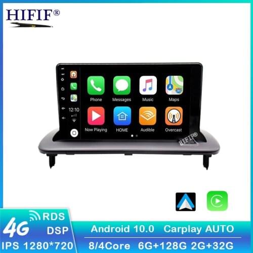 128G Android 10 Car Radio For Volvo S40/C30/C70 2004-2013 Multimedia Player 4G WIFI Bluetooth Camera GPS DSP Carplay DVD 2 DI