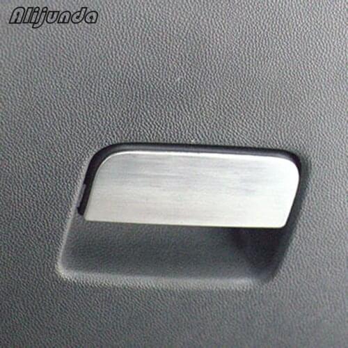 Car Glove Box Storage Box Arm Stainless steel decorative Cover for Mitsubishi Outlander 2013-2016