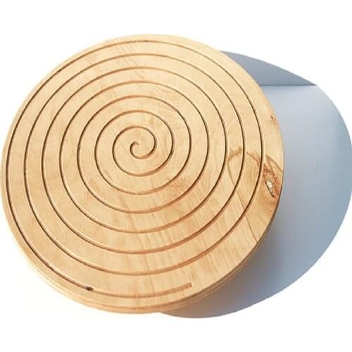 Wooden Balance Board, Surfing, Skating, Fitness, Yoga, skateboard Snowboard for Training and Coordination Exercise Portable Equipment