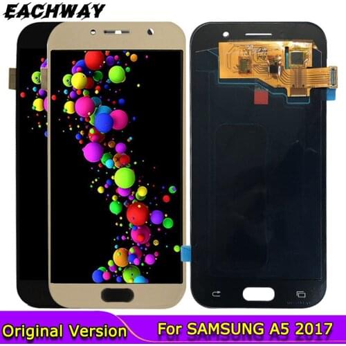New For SAMSUNG GALAXY A5 2017 LCD A520 A520F SM-A520F Display Touch Screen Digitizer Assembly Replacement For SAMSUNG A520 LCD