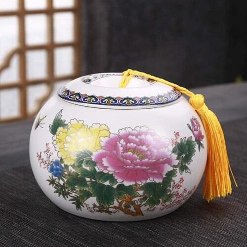 Gradient Glaze Ceramic Funeral Pet Urn for Memorials - Small - Holds Up to 30 Cubic Inches of Ashes Pet Cremation Urn for Ashes