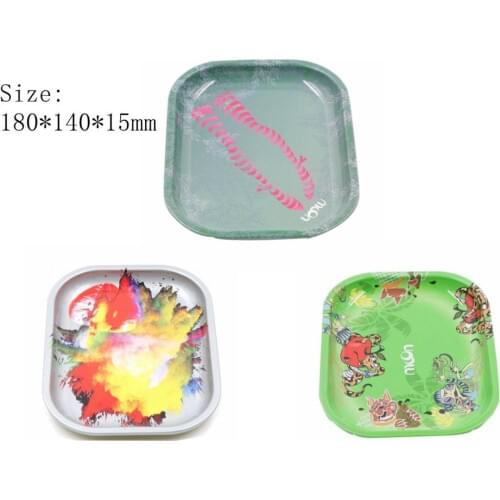 1Pcs Rolling Trays Tobacco Metal Tray Handor for Smoking Accessory