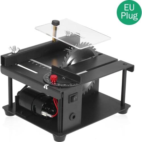 Multi-Functional Table Saw Mini Desktop Saw Cutter Electric Cutting Machine Adjustable-Speed 35MM Cutting Depth
