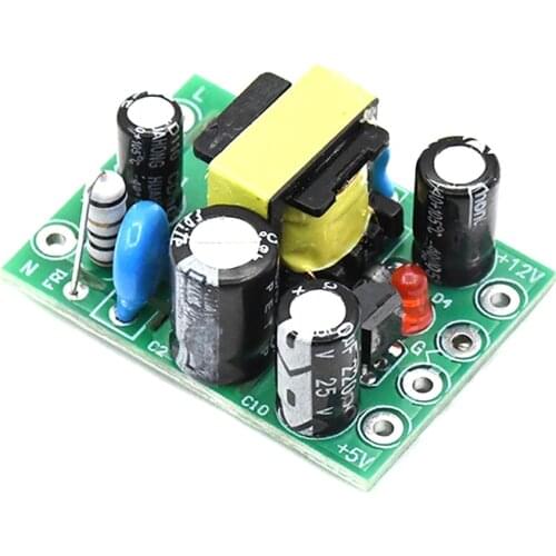 Mini AC-DC Converter 0.2A+5V Module Board AC 110V 220V To DC 12V /AC-DC 110V 120V 220V 230V To 5V 12V Converter Board Module New
