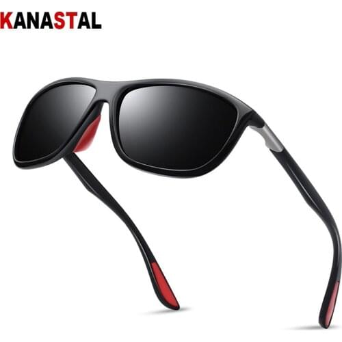 Men Polarized Sunglasses Men Square Driving Sun Glasses Sport Fishing Goggles Eyewear for Male Gafas De Sol UV400