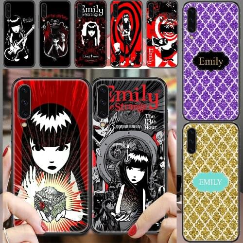 Emily the Strange girl Phone case For Samsung Galaxy A 3 5 7 8 10 20 21 30 40 50 51 70 71 E S 2016 2018 4G black soft cell cover