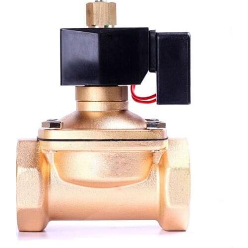 1-1/2" Normally Open Brass 24 Hours Non Hot Energy-saving Solenoid Valve 24V 12V 220V 110V