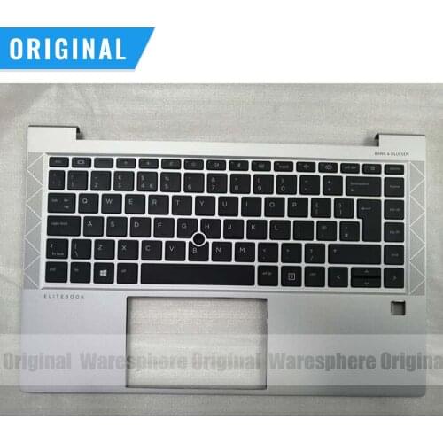 New Original Palmrest for HP ELITEBOOK 840 G7 Top Cover Upper Case With UK Backlit Keyboard M07090-031 Sliver