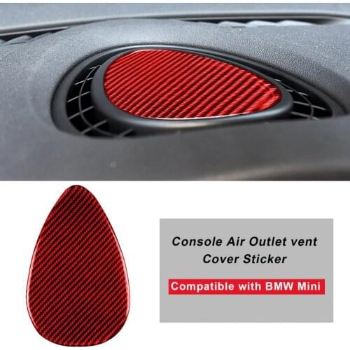 Portable Lightweight Red Car Dashboard Conditioner Vent Panel Frame UV-proof Air Vent Panel Sticker Smooth