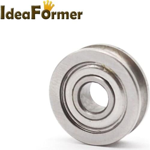 1/5pcs U604ZZ groove deep groove ball bearing 4x13x4mm Walking guide rail bearings for 3D printer parts