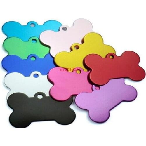 Puppy Mental Tag Pet dog Metal Blank Military Pet Dog ID Card Tags Aluminum Alloy Army Dog Tags No Chain