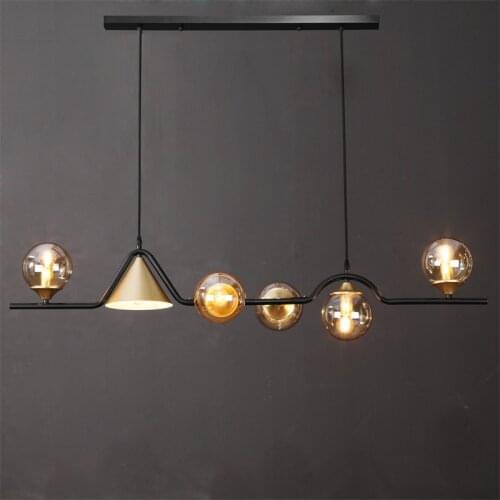 Modern 2021 Led Pendant Lights Black Industrial Food Table Dining Bar Counter Kitchen Accesories Home Decoration Hanging Fixture