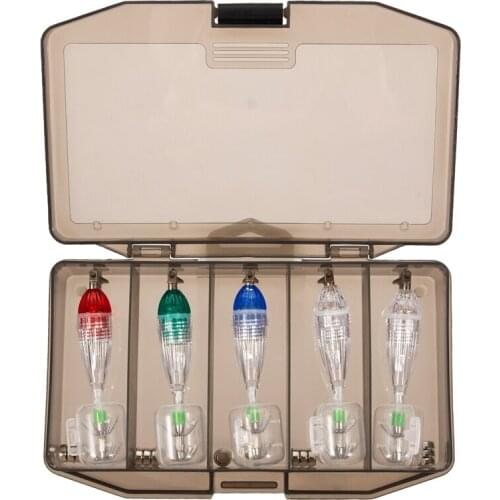 LED Underwater Fishing Light Hook Boat Dock Waterproof Lure Bait Fish Light Night Lamp Deep Drop Light with Box