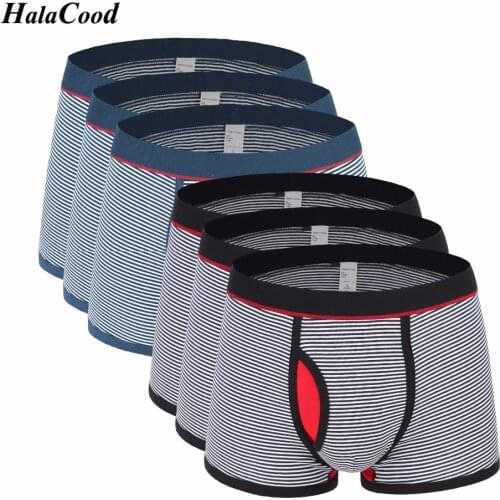 6Pcs/Lot Brand Men Large Underwear Cotton Boxers Panties Sexy Mens Underwear Boxers Shorts Straight Angle Underpants Hot Sale