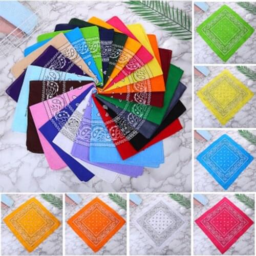 Outdoor Sports Bandana Square Scarf Headwear Women Fashion Hairband Bandana Bib Wristband Men Riding Camping Cycling Headscarf