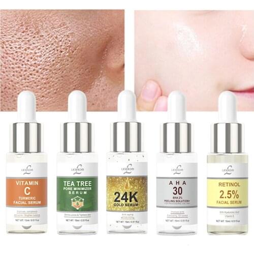 Lewedo Hyaluronic Acid Face Serum Moisturizing Cream Anti-Acne Anti-agng Whitening Brightening VC Serum Face Skin Care TSLM1
