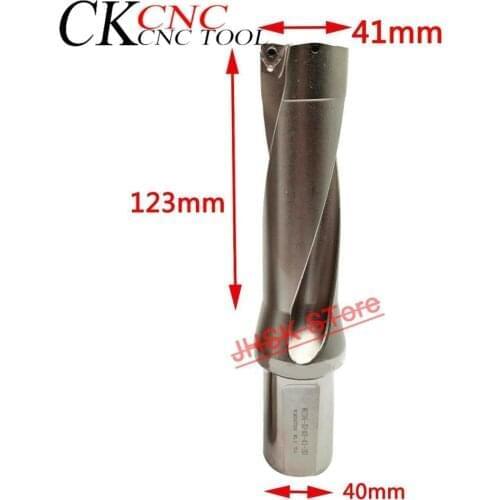 WC-41-3D-C40 U drill bit high-speed indexable drill bit water jet violence drill 41-C40-3D drill bit Φ41-3DFOR WCMX06T08 blade