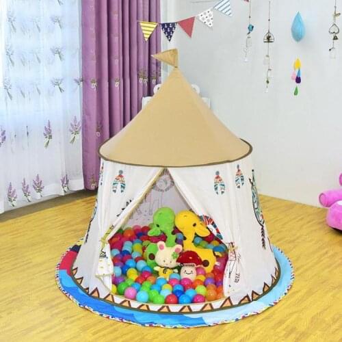 Princess Castle Present Hang Flag Children Tent Play Kid Tent House Cartoon Chicken Kids Hang Flag Tent Baby Play House