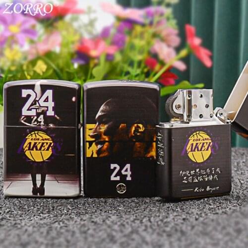 Zorro Star Personality Creative Color Printing Black Mamba By Series Kerosene Lighter
