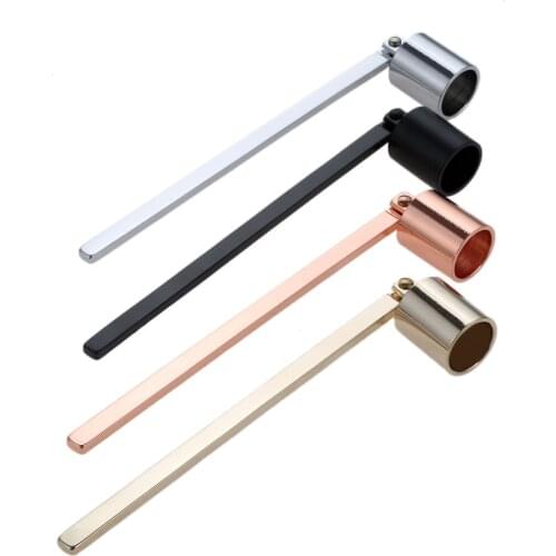1Pc Stainless Steel Smokeless Candle Wick Bell Snuffer Home Hand Put Off Tool Kit Candle Accessories Holders
