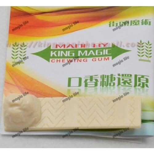 Chewing Gum Restore Cyril performance magic tricks magic props close up magic novelty items 10pcs each lot