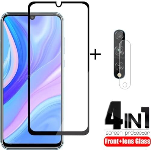 4-in-1 For Huawei Y8P Glass For Huawei Y8P Y5P Y6P Tempered Glass For Huawei Y6S Y9S P40 Lite P Smart 2020 Y6P Y8P Y5P Len Glass