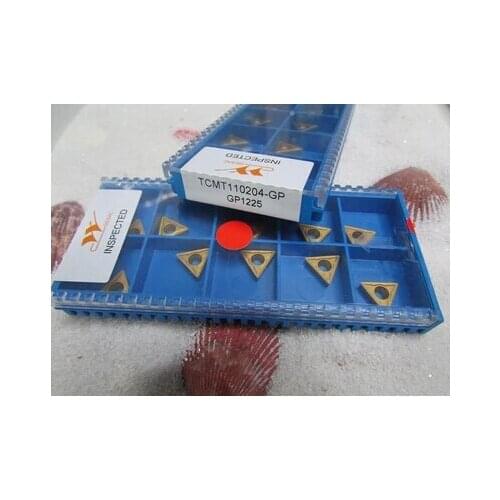 Free Shipping carbide inserts TCMT110204-GP Suitable for STFCR Series Turning Facing External Lathe Tool