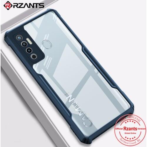 Rzants For Tecno Camon 17 Case Hard Air Bag Protection Slim Thin Clear Crystal Cover