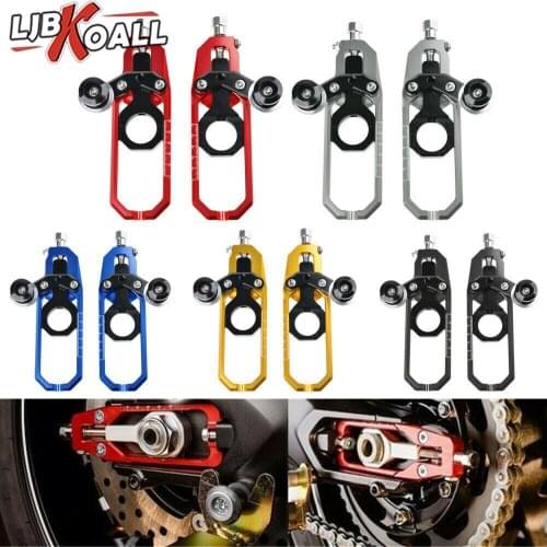 CNC Aluminum Motorcycle Chain Adjuster Tensioner Catena with Spool For Suzuki GSXR1000 2009 2010 2011 2012 2013 2014 2015