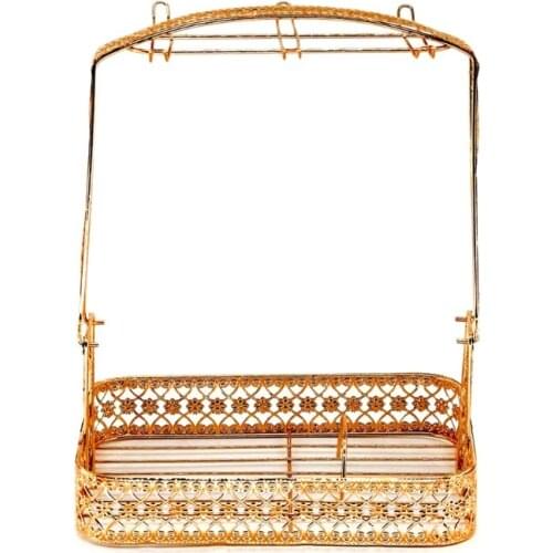 Mug Holder Coffee Rack Coffee Cup Holder Tea Set Stand Dishes Organizer Wrought Iron Mug Drainer Storage Drying Rack Org