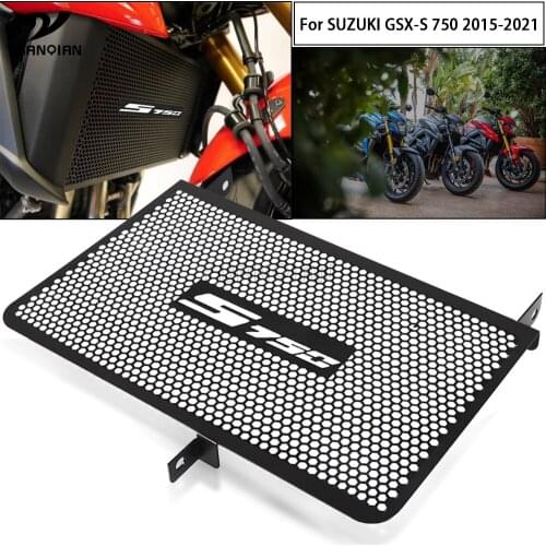 GSX-S750 Motorcycle CNC Radiator Guard Protector Grille Grill Cover Protection FOR SUZUKI GSXS750 GSX-S GSXS 750 2015-2021 2020
