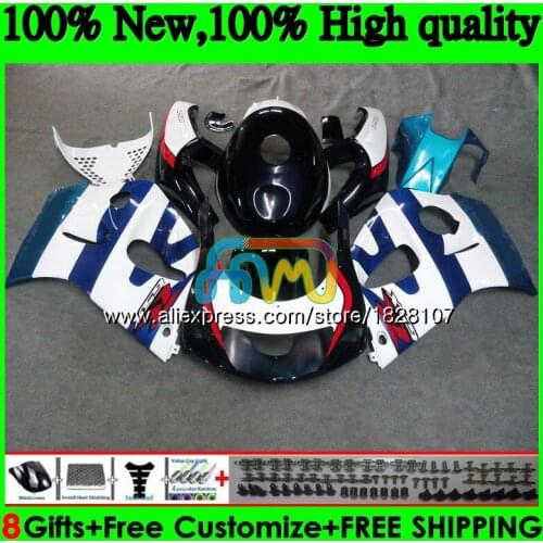 Body For SUZUKI GSXR 600 750 SRAD GSXR600 96 97 98 99 00 32BS.41 GSX-R600 GSXR750 1996 1997 1998 Black blue 1999 2000 Fairing
