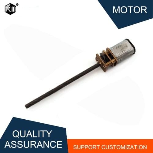 N20 M3 Screw 55mm Threaded Long Shaft 3V~12V DC Motor 15/30/60/100/150/200/250/300/600rpm Mini Electric Gear Machine