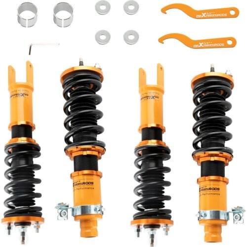 24 Way Adjustable Coilovers for Honda Civic ED EE EF SH 87-91/ CRX 88-91 Integra DA1 - DA9 1990 1991 1992 1993