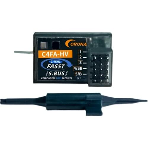 C4FA 2.4G Fasst HV Receiver for FUTABA 3PK 4PKS-R 7PX T18SZ T4PX