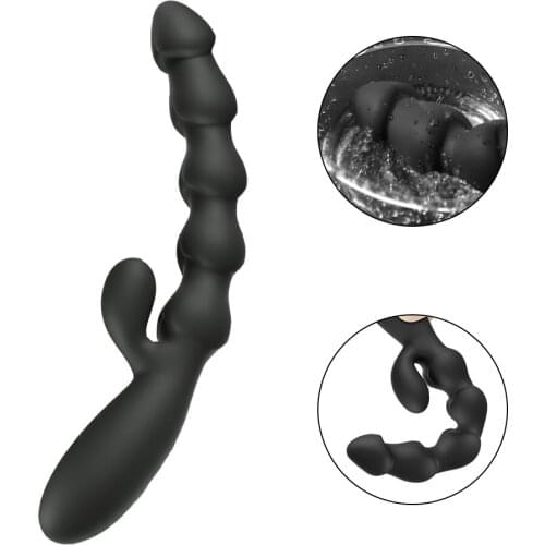 Sex Toys For Men Women Stimulator Prostate Massage 10 Speeds Anal Vibrator USB Charge Vibrators Anal Beads Dual Motor Butt Plug