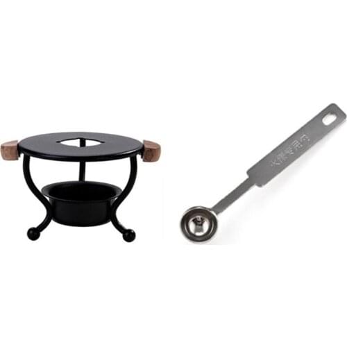 Retro Sealing Wax Furnace Stove Tripod Fire Paint Wax Seal Stamp Stick Warmer Wax Furnace Stove Pot Wax Seal Spoon Holder