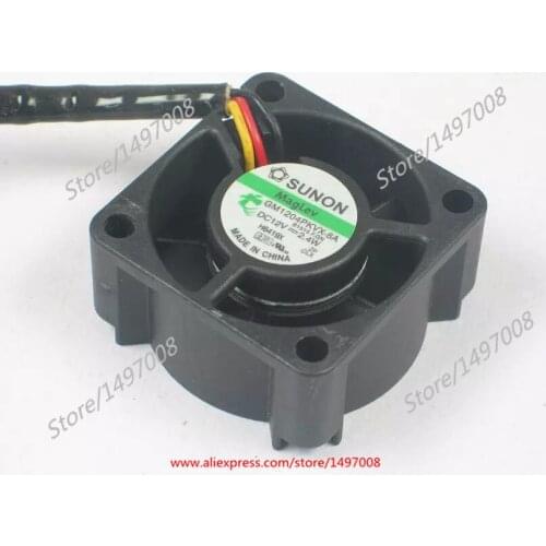 SUNON GM1204PKVX-8A B1515.F.GN Server Cooling Fan DC 12V 2.4 W 40x40x20mm 3-wire