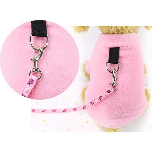 Pet Dog Cat Warm Clothes For Autumn Winter Dog Solid Color Shirt Chihuahua French Bulldog Long Sleeve Coat Clothing #1