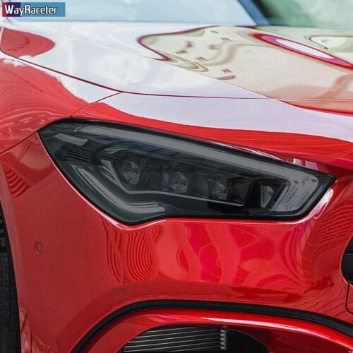 Car Headlight Protective Film Taillight Black Transparent Sticker For Mercedes Benz CLA Class C117 X117 W117 C118 X118 AMG CLA45