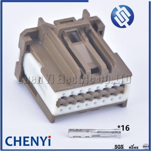 1 set molex 16 pin 347290162 not waterproof auto connector wiring harness plug female car electric cable connection 34729-0162