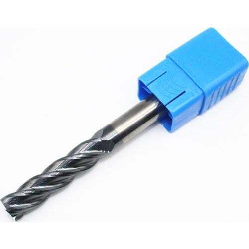 1PCS HRC50 12mm Solid Carbide Endmills ENDMILL 4Flute D12X45LXD12X150L Standard Length Side milling Slotting Profiling face mill