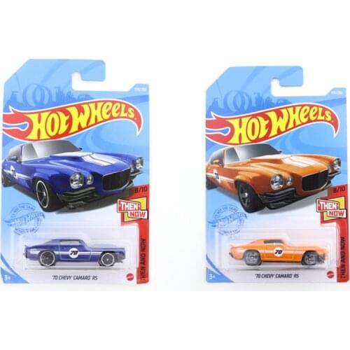 2021-179 Hot Wheels 70 CHEVY CAMARO RS Mini Alloy Coupe 1/64 Metal Diecast Model Car Kids Toys Gift