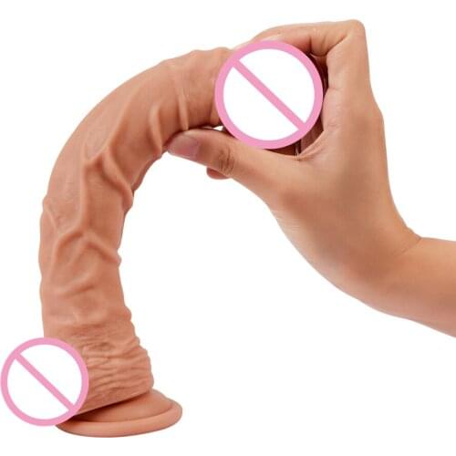 255MM Long Thin Silicone Dildo Skin Feeling Realistic Sexy Penis for Women Female Masturbation Cloris Stumilator Big Cock