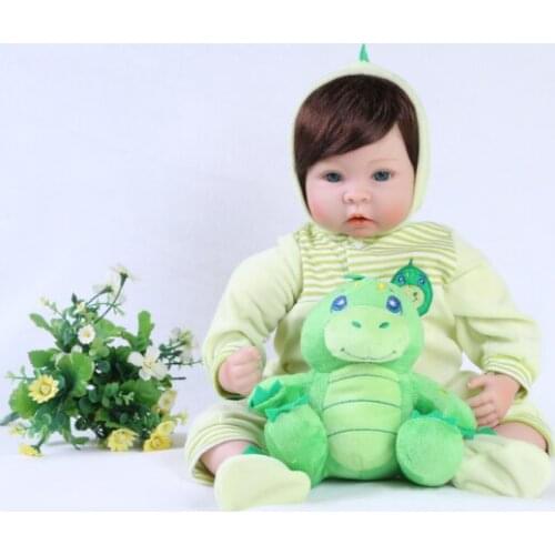 55cm Reborn Babe Doll Silicone Dolls Kids Toys Gift Baby Sleeping Accompany Toy Brinquedos Educational Nurse Tools Gentle Touch