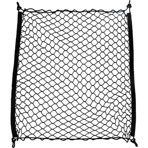 Car Mesh Cargo Net Holder Trunk Auto Elastic Storage 4 Hook For Volkswagen POLO VW passat CC TIGUAN touran GOLF jetta Octavia